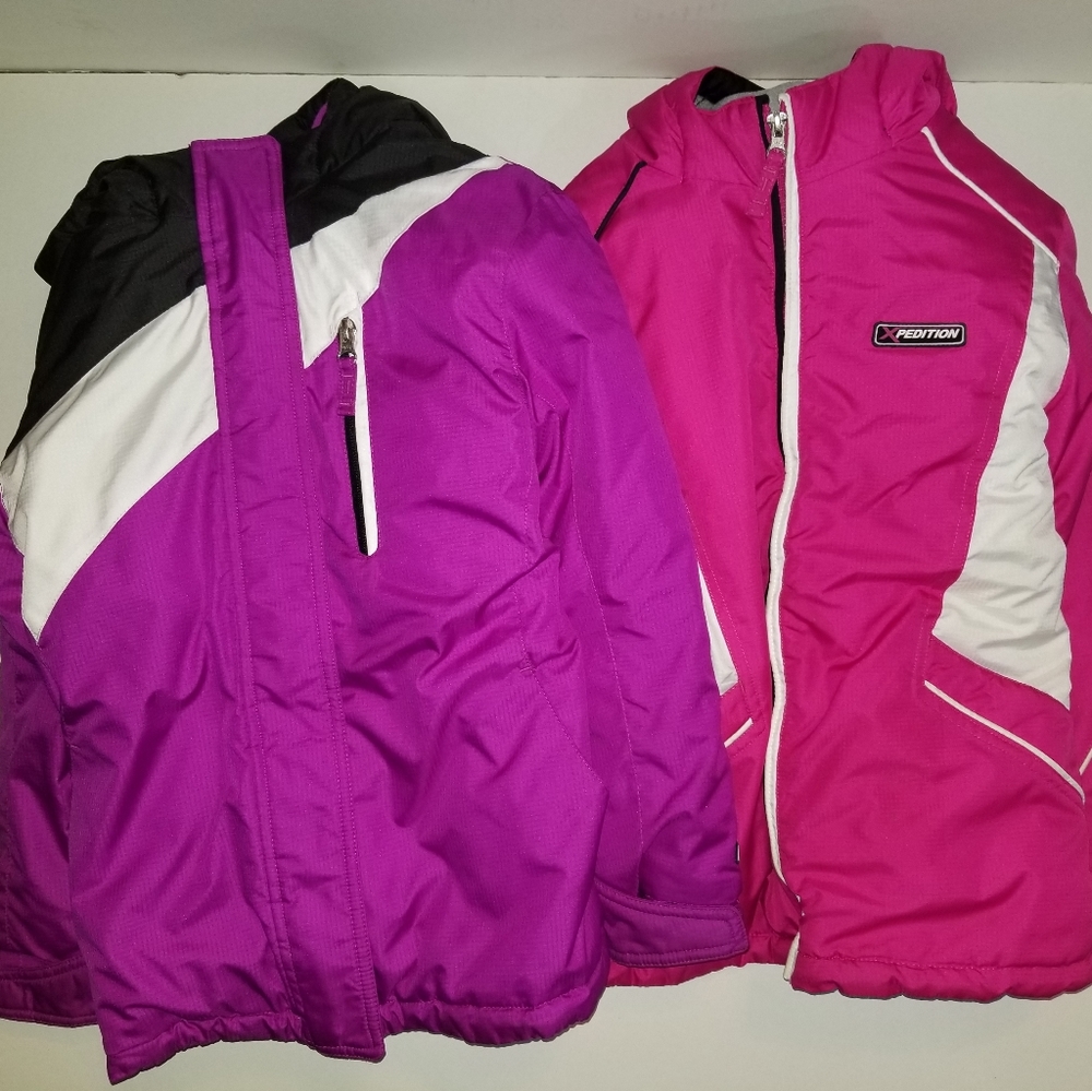 Mountain Xpedition Lined Coats Lot 2 Pink Purple